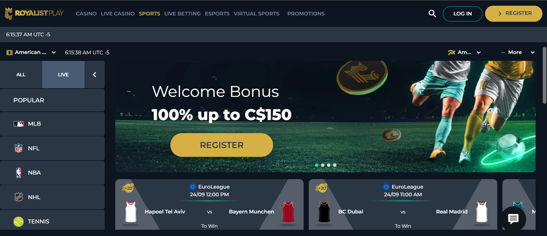 Royalistplay casino site